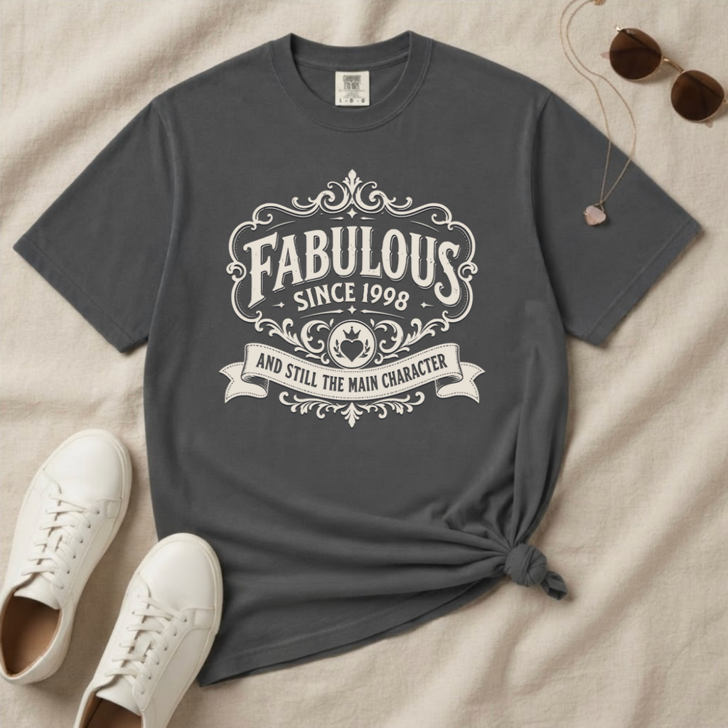 Fabulous Since 1998 T-Shirt – 28th Birthday Gift