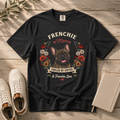 Brindle French Bulldog Dog Mom T-Shirt | Fueled by Coffee & Frenchie Love