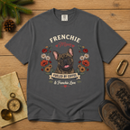 Brindle French Bulldog Dog Mom T-Shirt | Fueled by Coffee & Frenchie Love