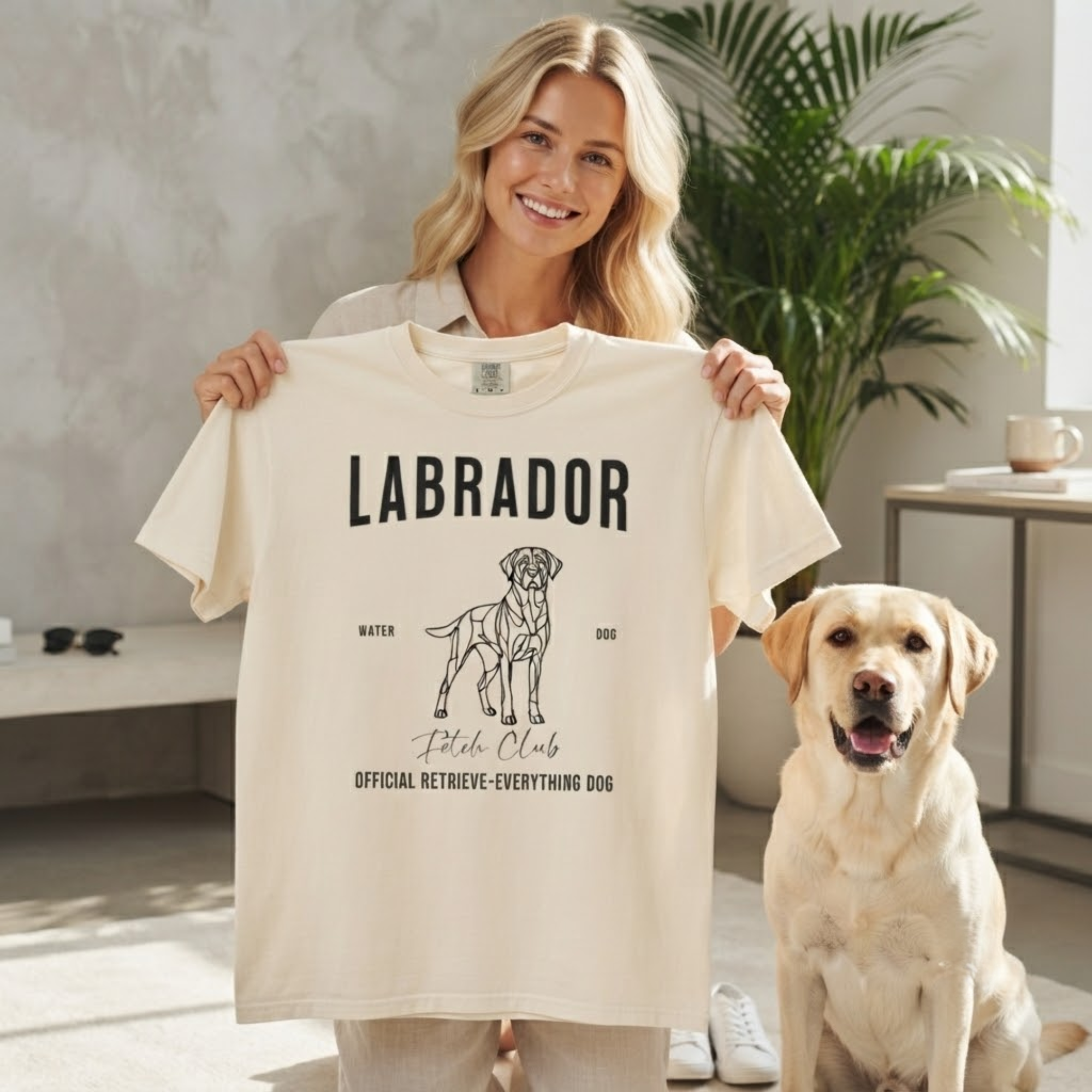 Born to Fetch – Labrador Retriever T-Shirt