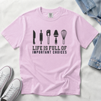 Life Is Full of Important Choices – Chef & Baker T-Shirt | Explorer Edition