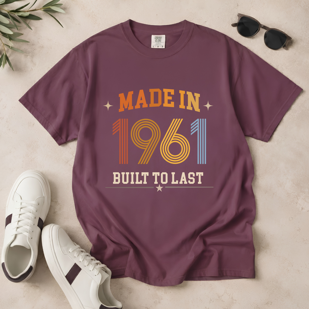 Made in 1961 – Birthday T-Shirt | Built to Last