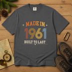Made in 1961 – Birthday T-Shirt | Built to Last