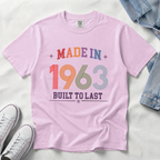 Made in 1963 – Birthday T-Shirt | Built to Last