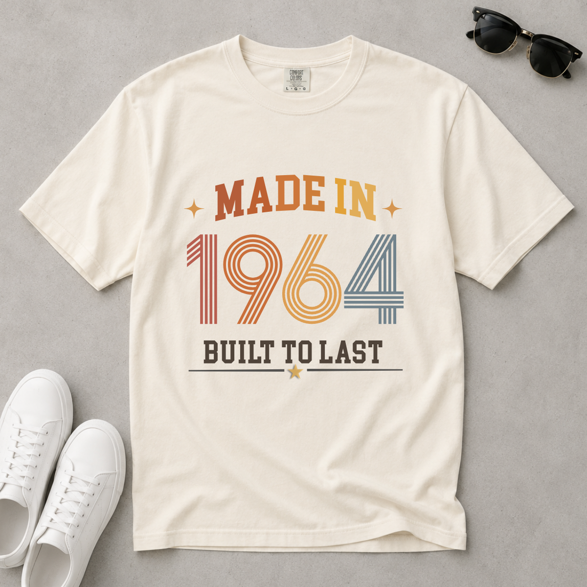 Made in 1964 – Birthday T-Shirt | Built to Last