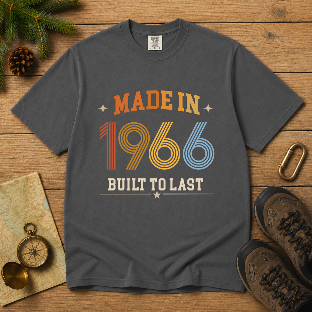 Made in 1966 – Birthday T-Shirt | Built to Last