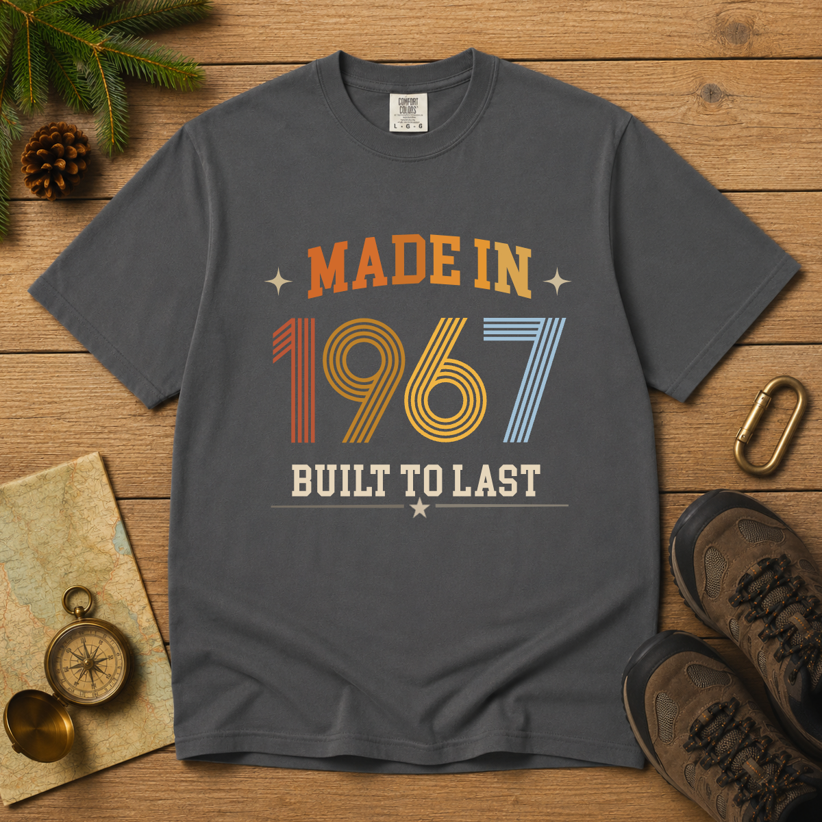 Made in 1967 – Birthday T-Shirt | Built to Last