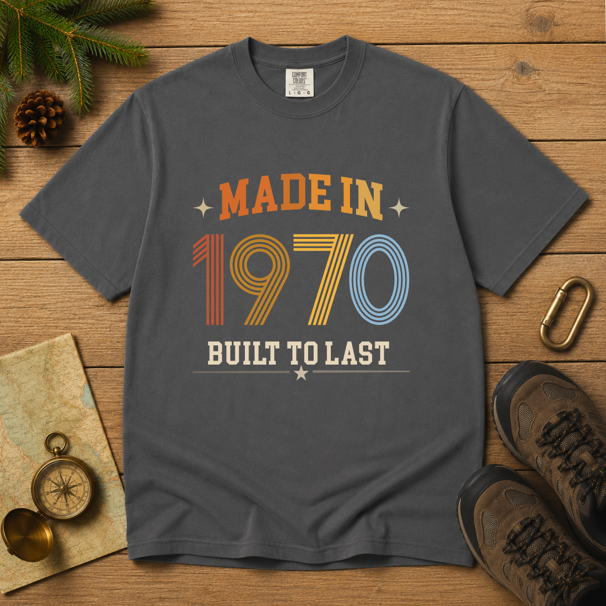 Made in 1970 – Birthday T-Shirt | Built to Last