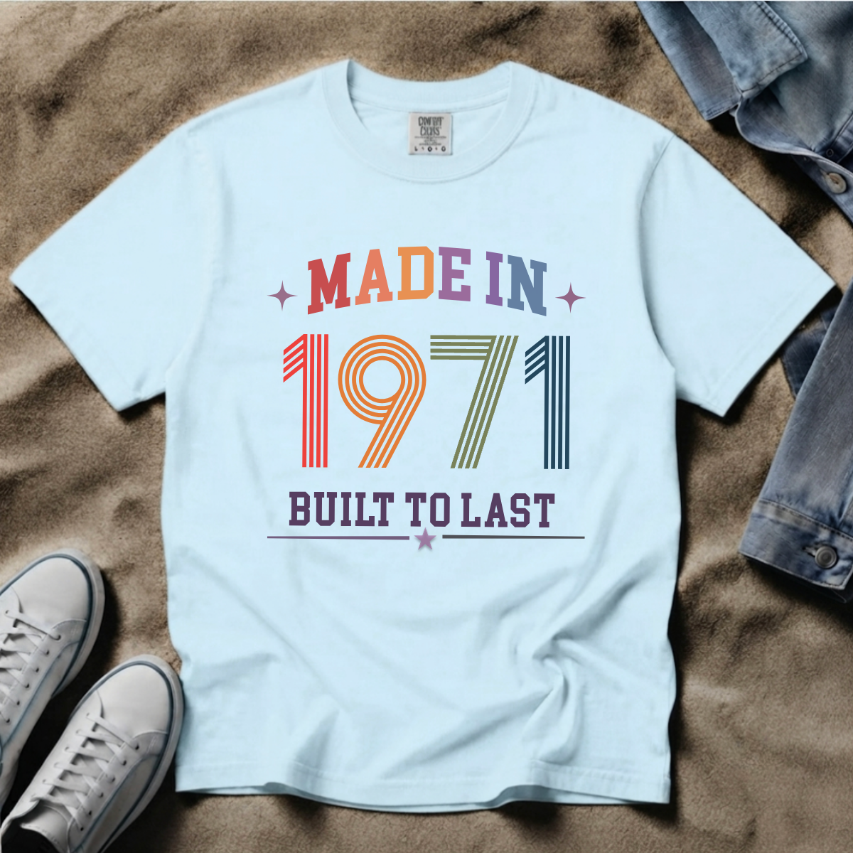 Made in 1971 – Birthday T-Shirt | Built to Last