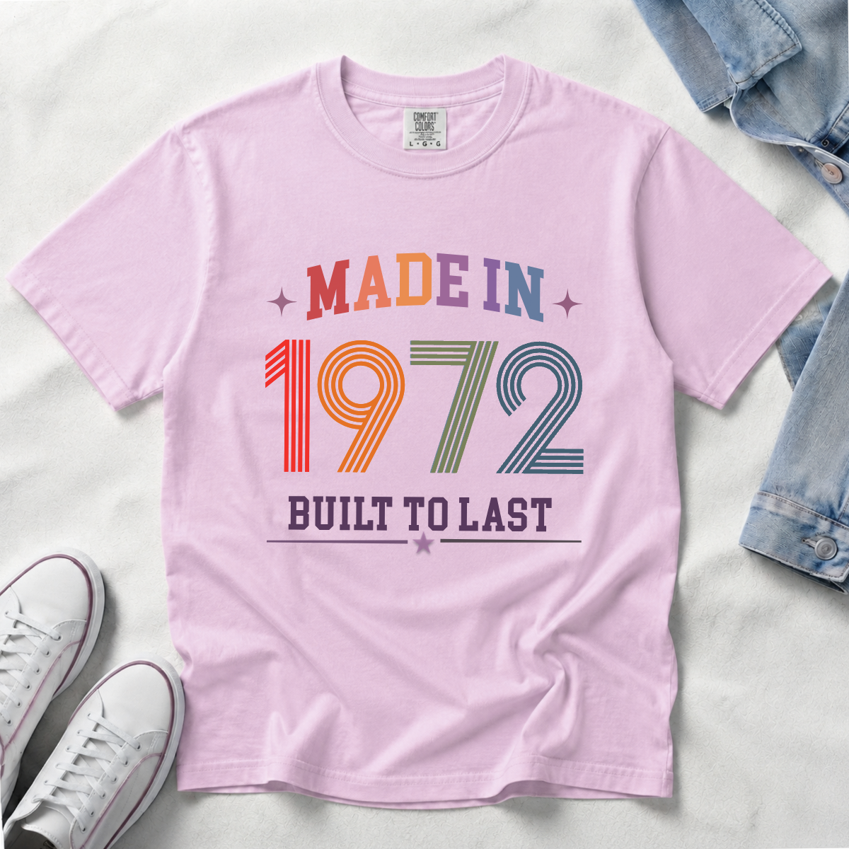 Made in 1972 – Birthday T-Shirt | Built to Last