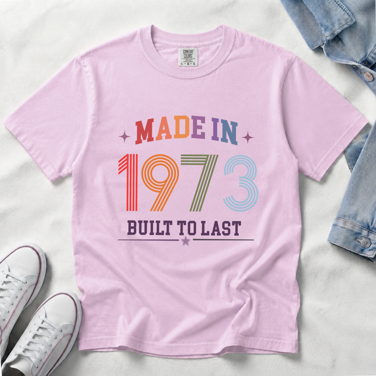 Made in 1973 – Birthday T-Shirt | Built to Last
