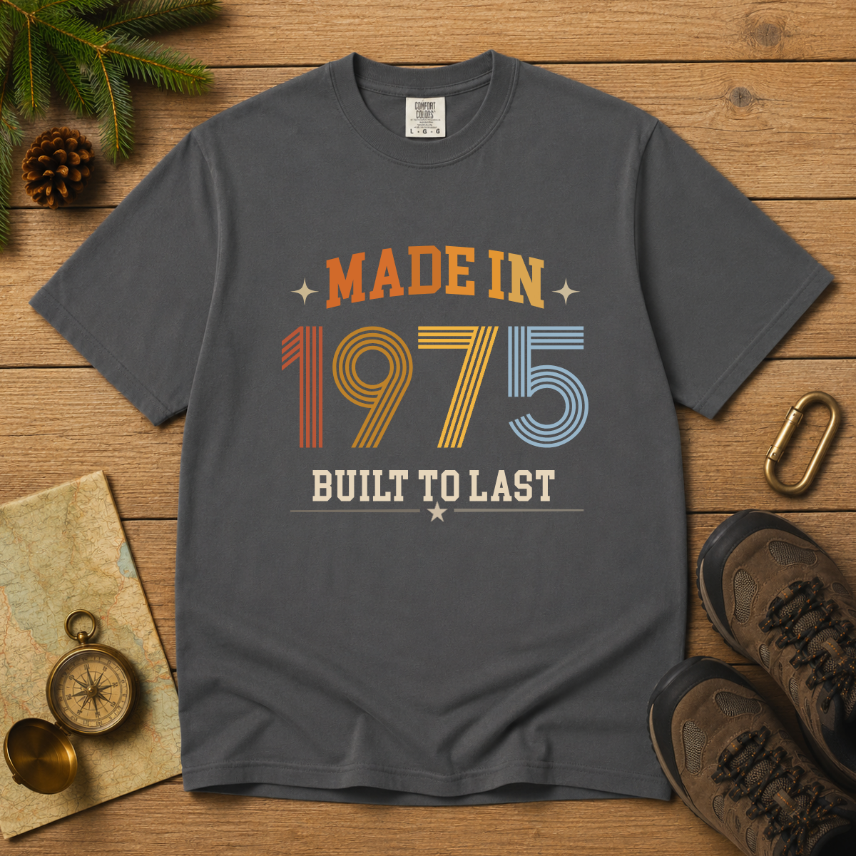 Made in 1975 – Birthday T-Shirt | Built to Last