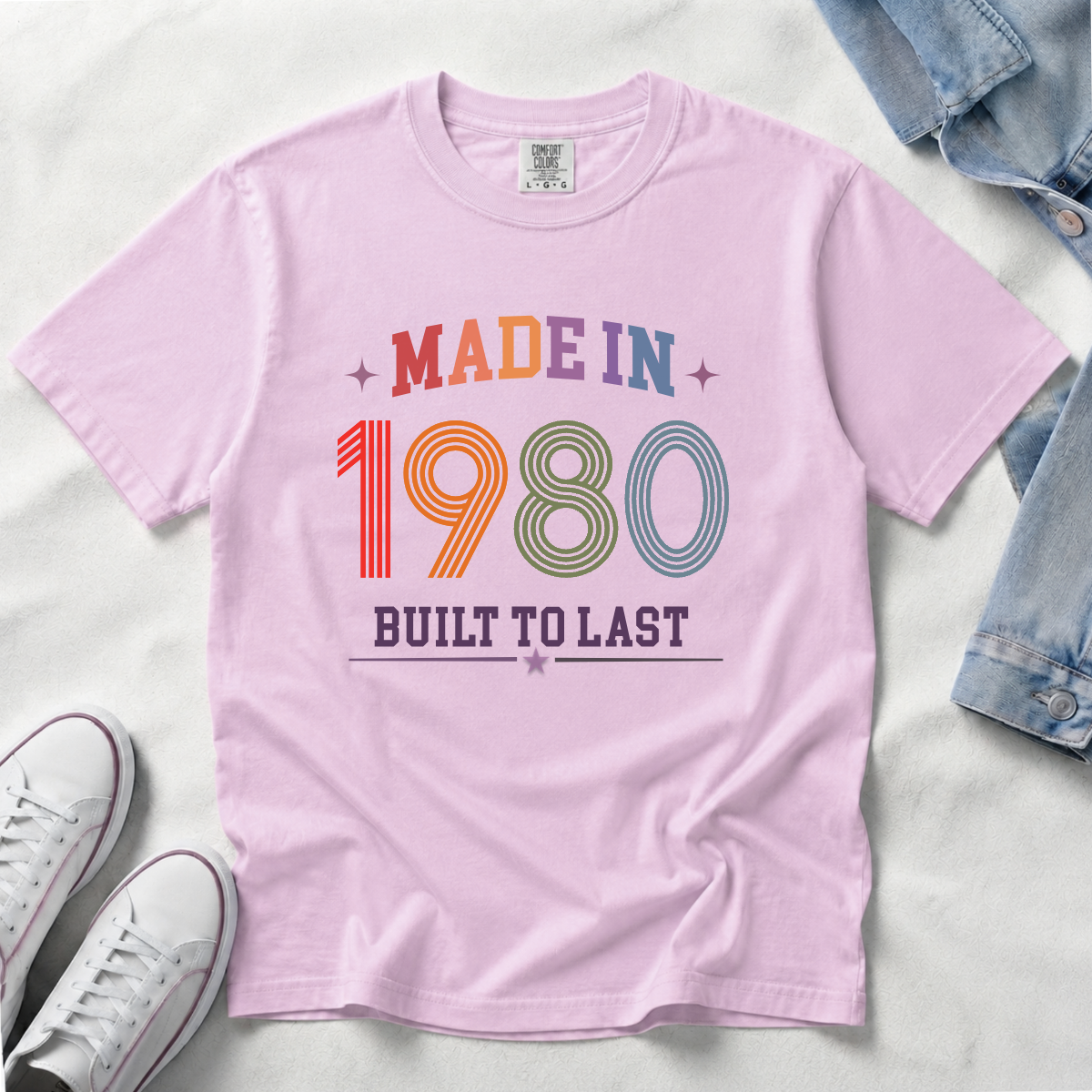 Made in 1980 – Birthday T-Shirt | Built to Last