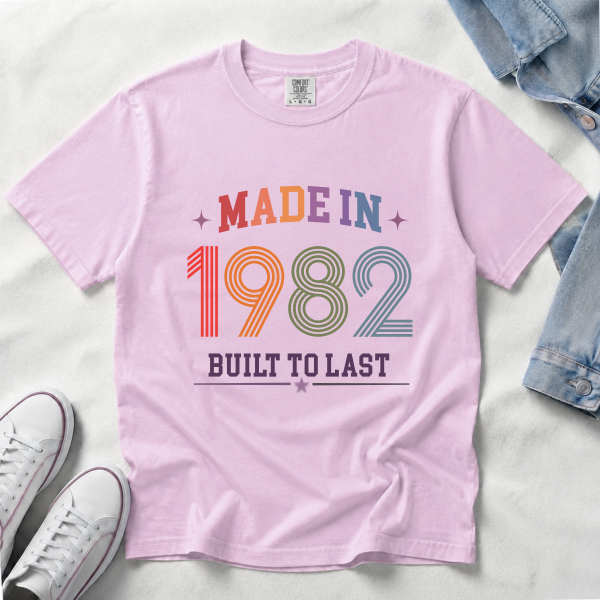 Made in 1982 – Birthday T-Shirt | Built to Last