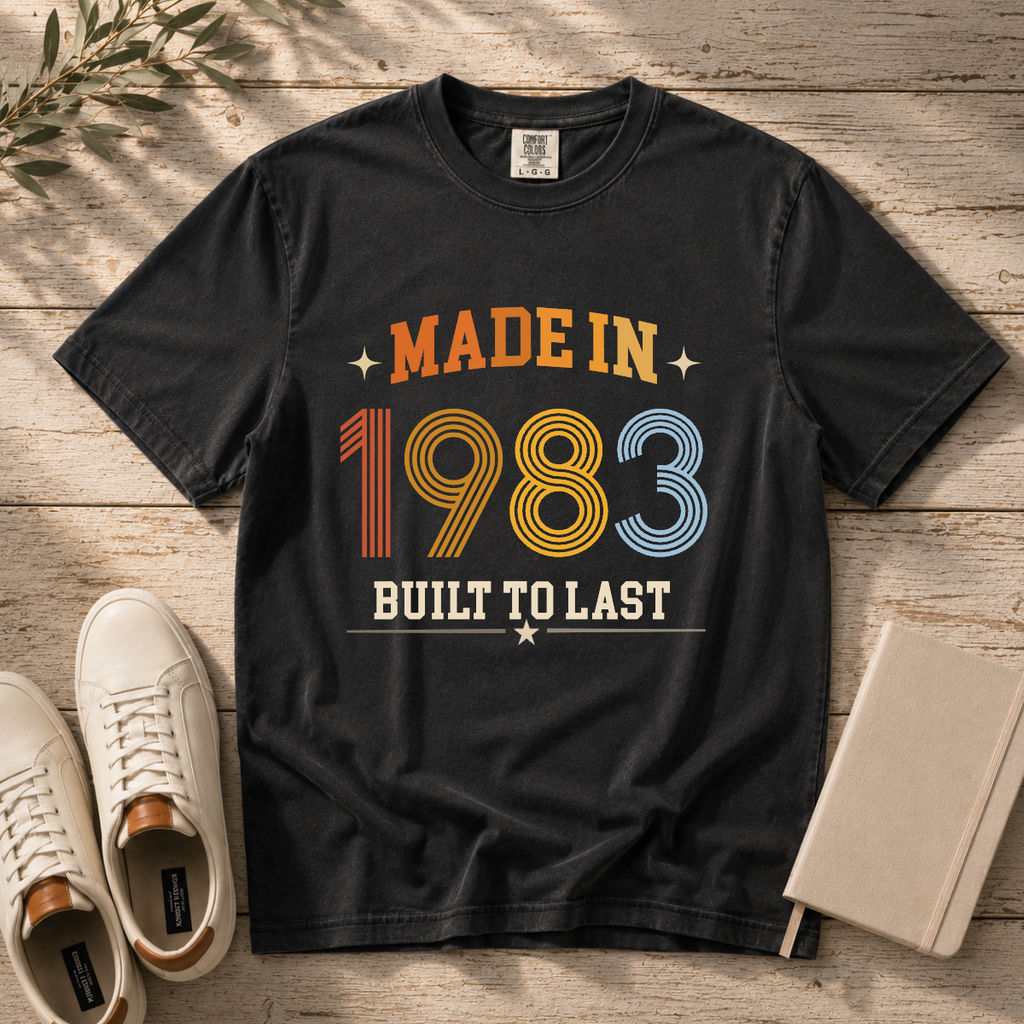 Made in 1983 – Birthday T-Shirt | Built to Last