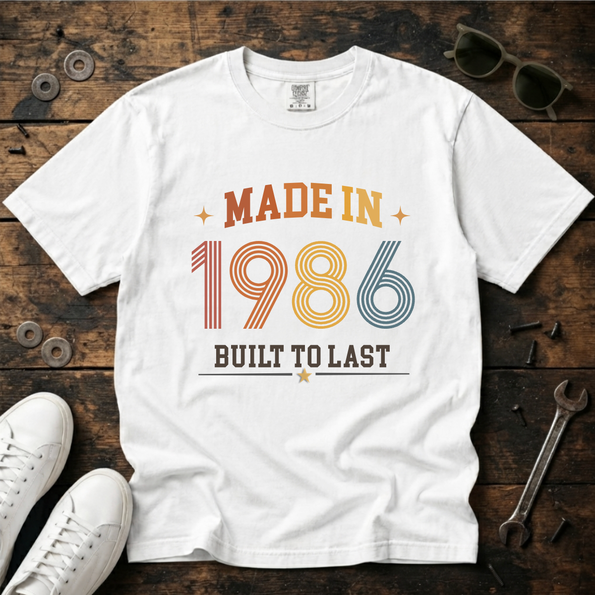 Made in 1986 – Birthday T-Shirt | Built to Last