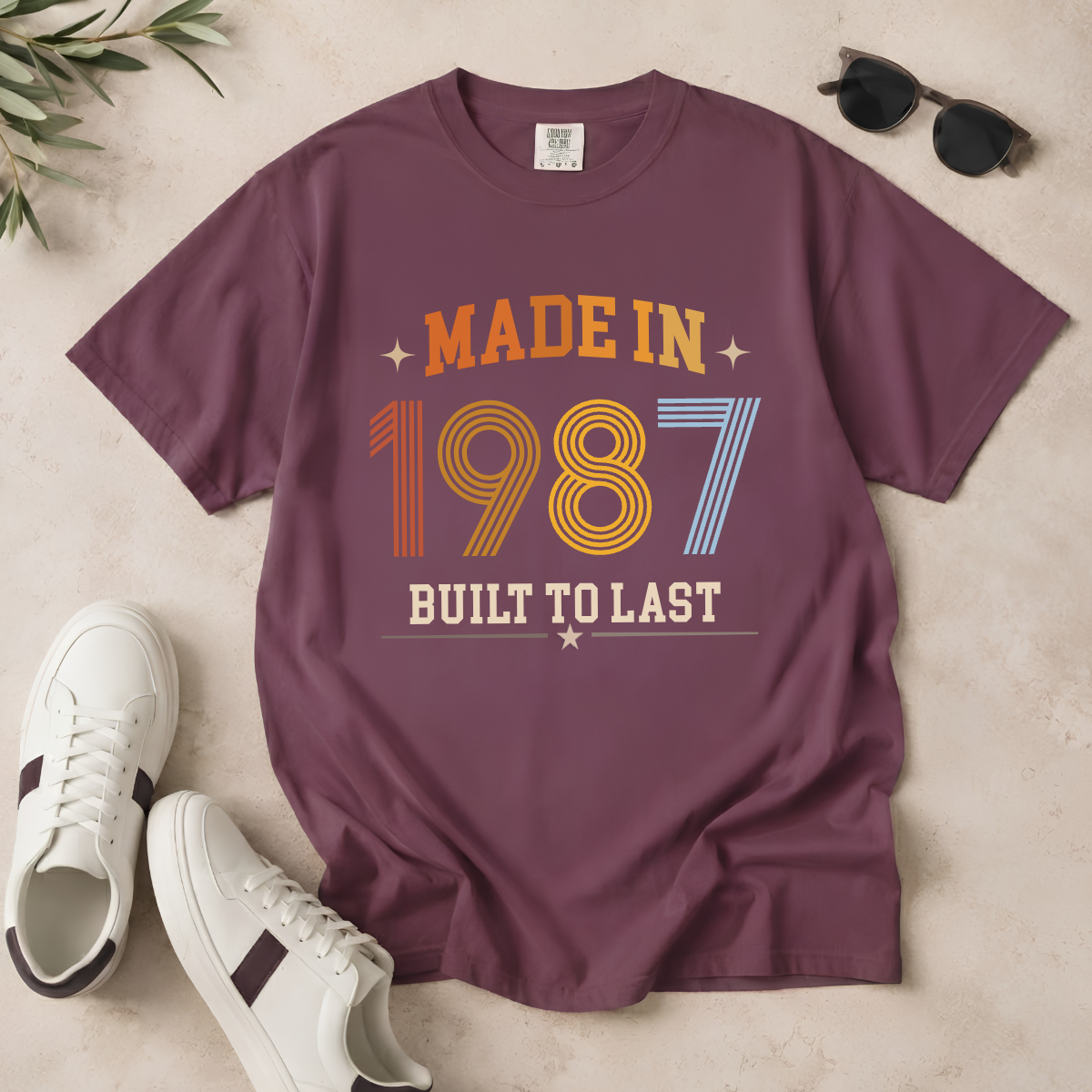 Made in 1987 – Birthday T-Shirt | Built to Last