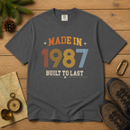 Made in 1987 – Birthday T-Shirt | Built to Last