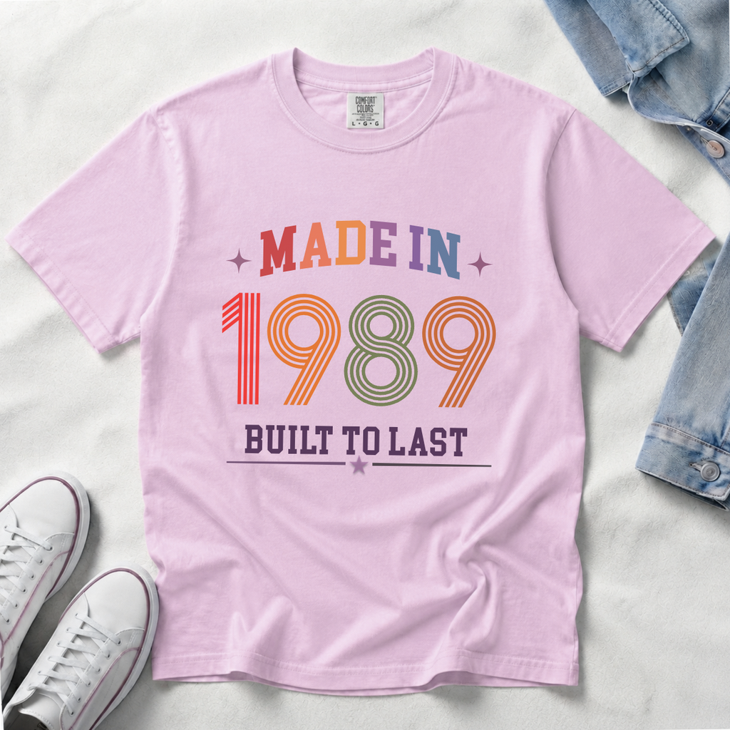 Made in 1989 – Birthday T-Shirt | Built to Last