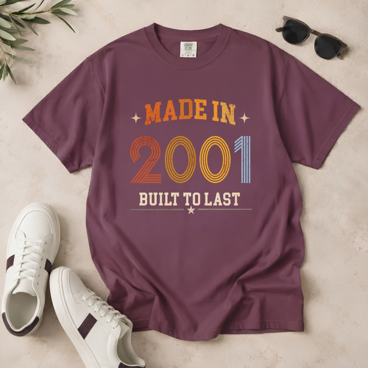 Made in 2001 T-Shirt – 25th Birthday Gift