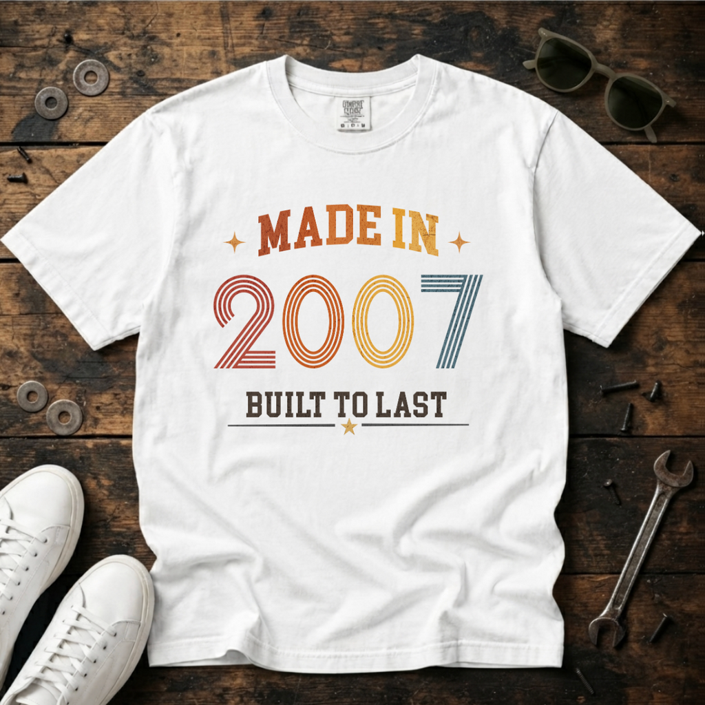 Made in 2007 T-Shirt – 19th Birthday Gift