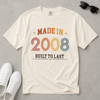 Made in 2008 T-Shirt – 18th Birthday Gift