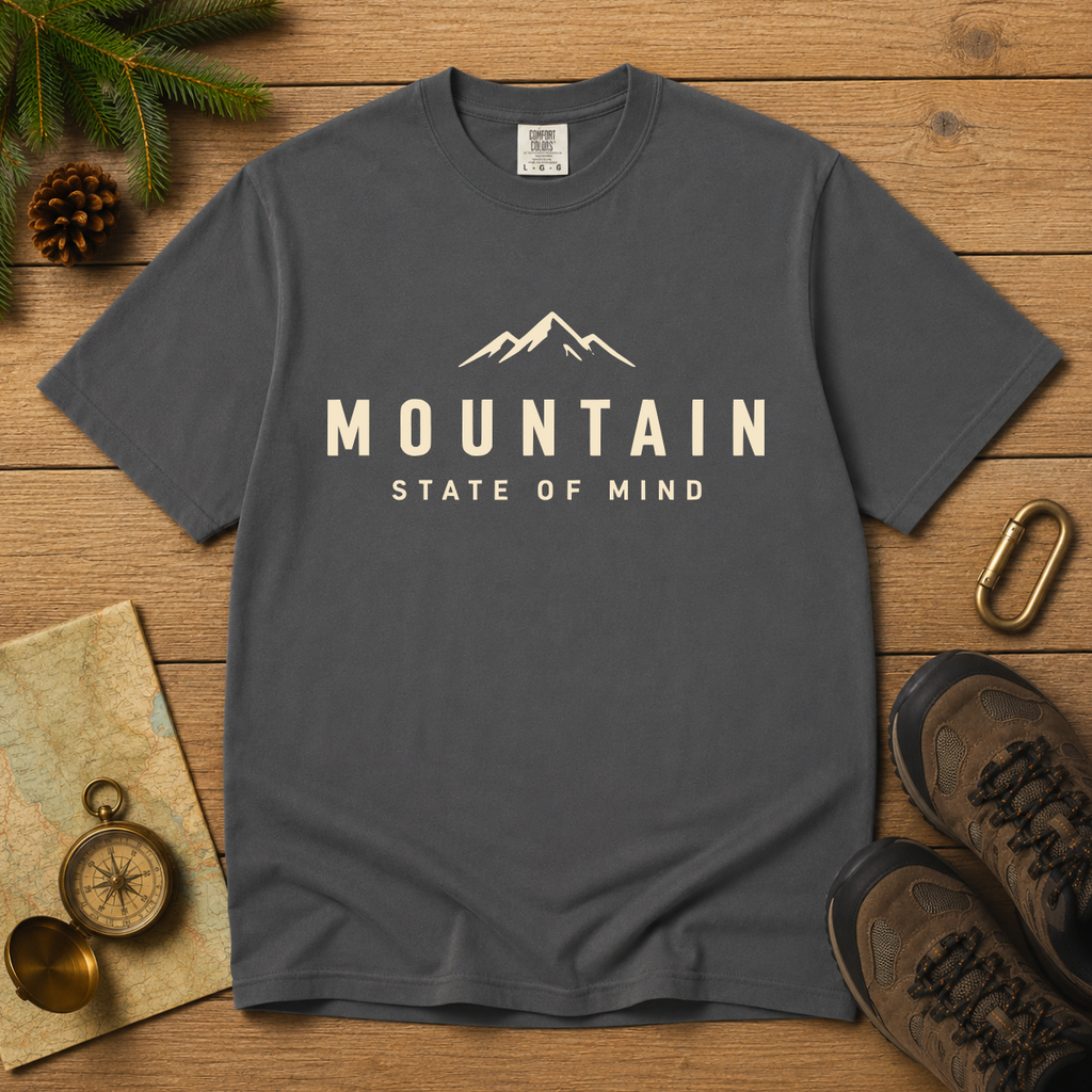 Mountain State of Mind – Hiking & Camping T-Shirt | Explorer Edition