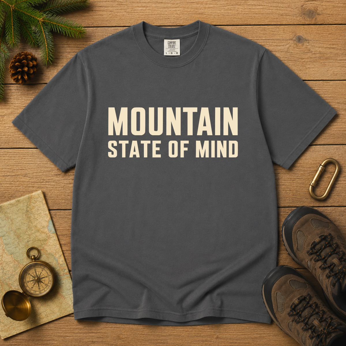 Mountain State of Mind – Cabin & Mountain Life T-Shirt | Explorer Edition