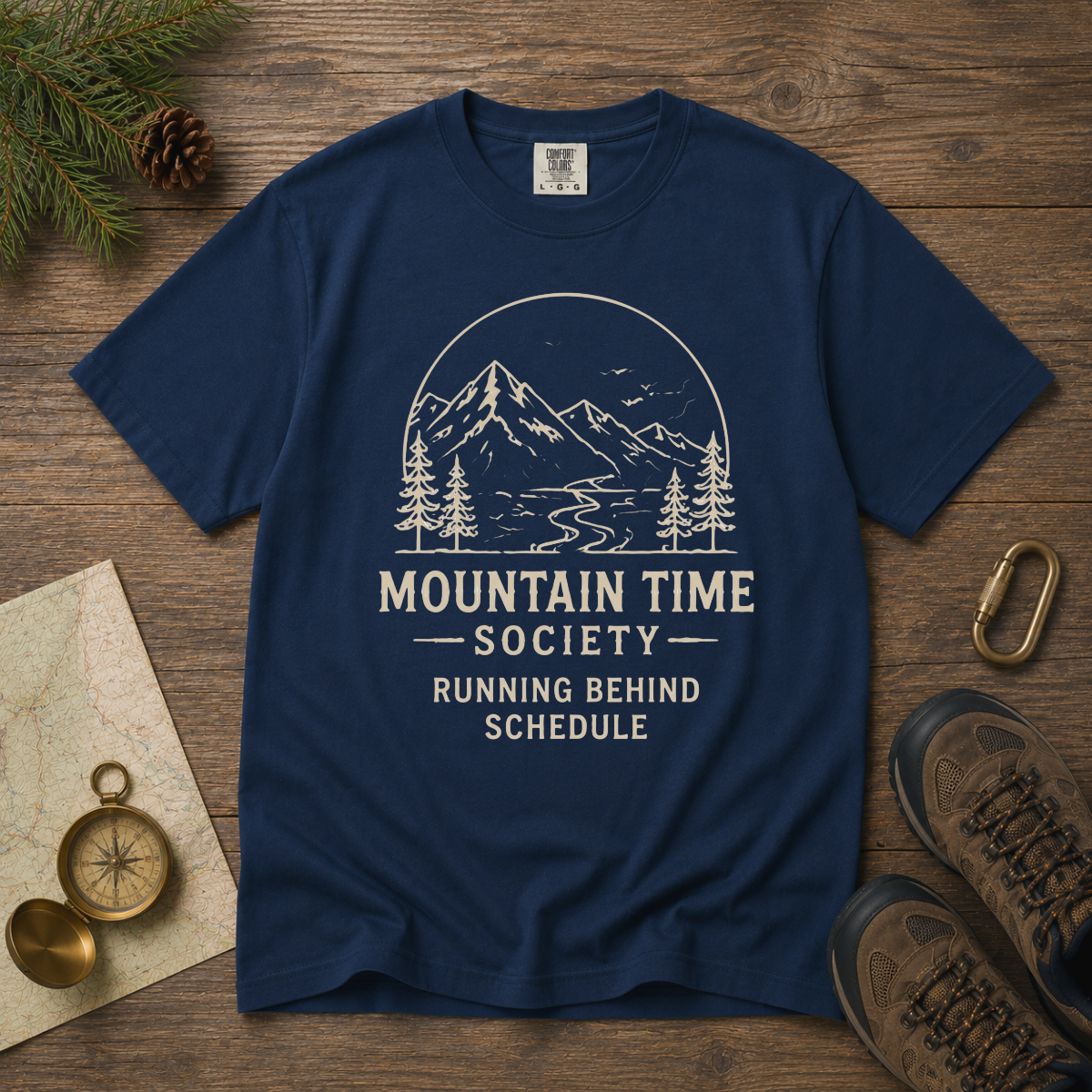 Mountain Time Society – Hiking T-Shirt | Explorer Edition