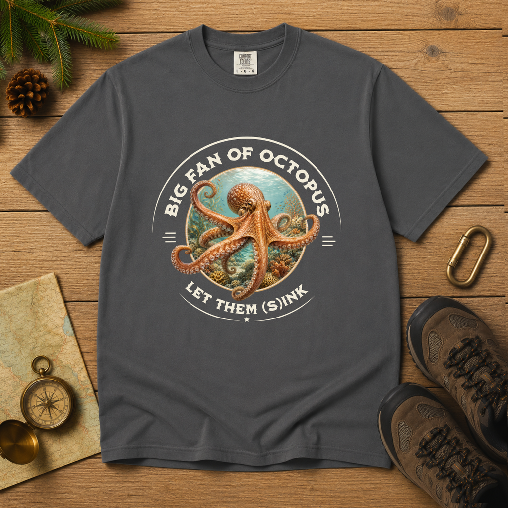 Let Them (S)Ink – Octopus T-Shirt | Outdoors Edition