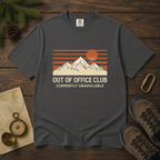 Out of Office Club – Mountain Sunset T-Shirt | Explorer Edition