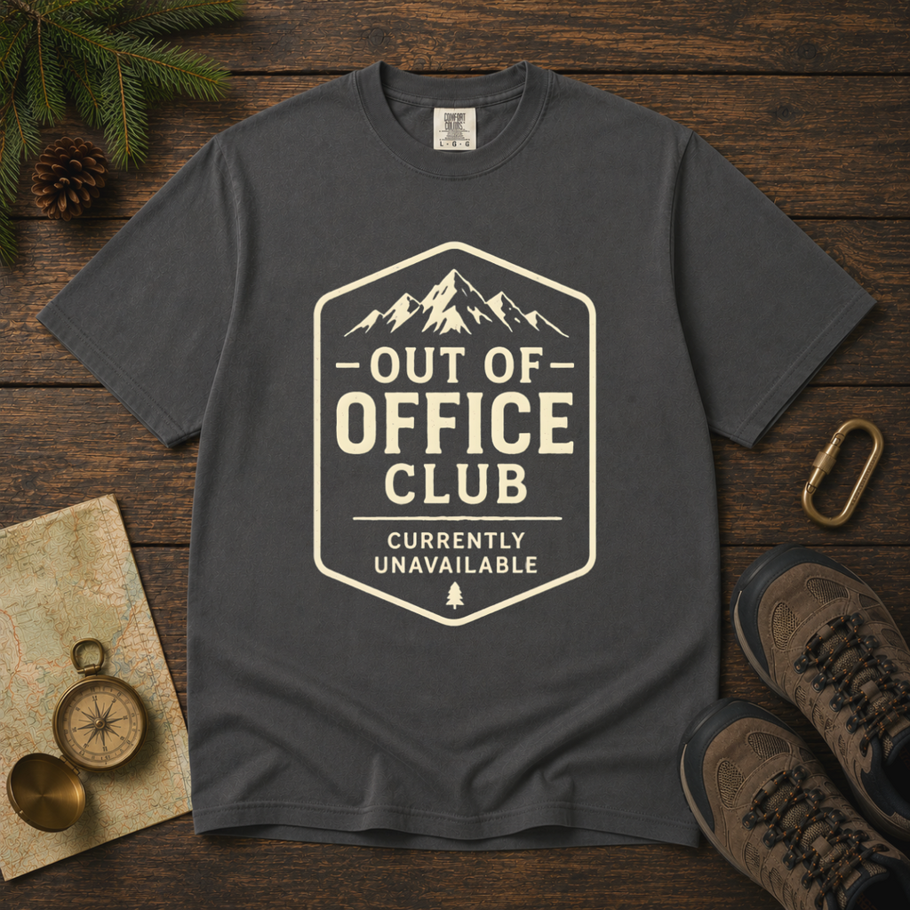 Out of Office Club – Vintage Outdoor T-Shirt | Explorer Edition