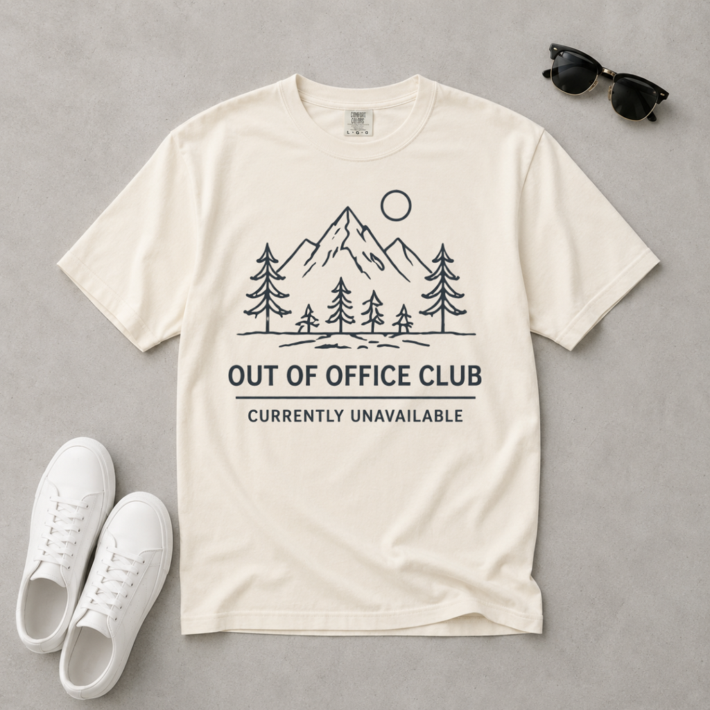 Out of Office Club – Mountain Line T-Shirt | Explorer Edition
