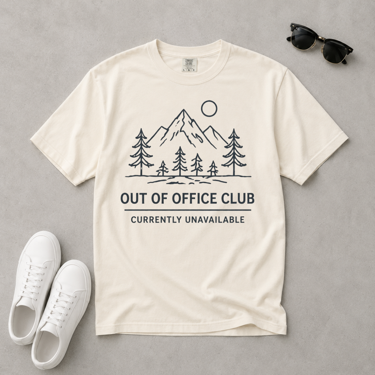 Out of Office Club – Mountain Line T-Shirt | Explorer Edition