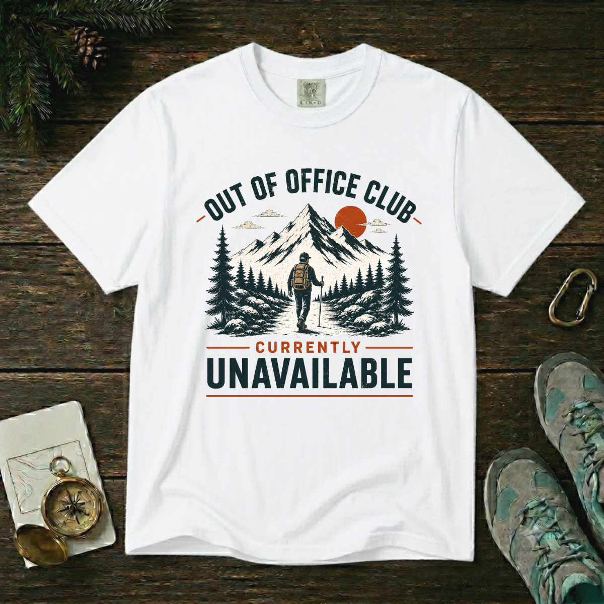 Out of Office Club – Trail T-Shirt | Explorer Edition