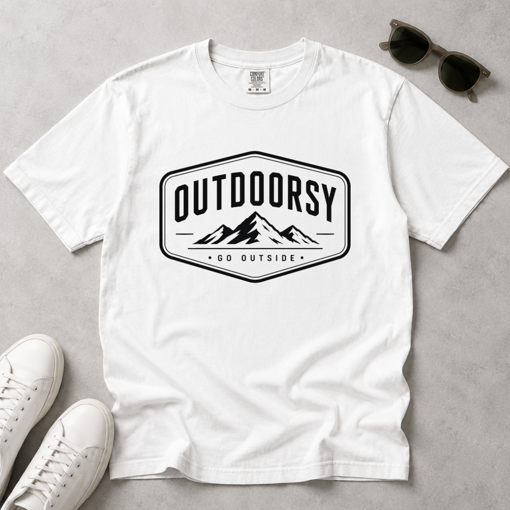 Outdoorsy – Hiking & Nature T-Shirt | Explorer Edition