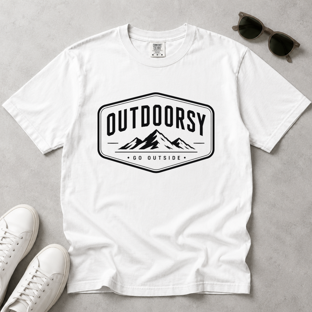 Outdoorsy – Hiking & Nature T-Shirt | Explorer Edition