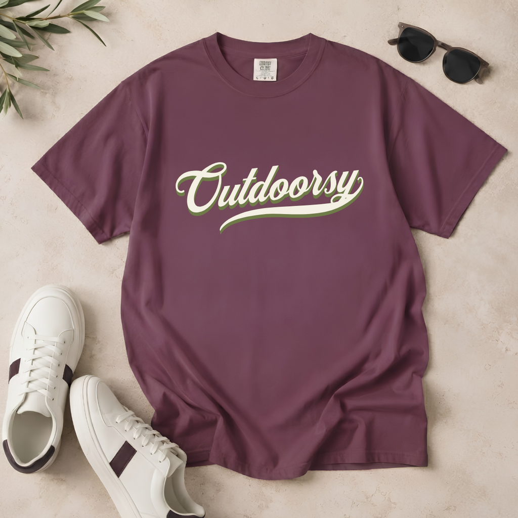 Outdoorsy – Cabin Life & Campfire T-Shirt | Explorer Edition