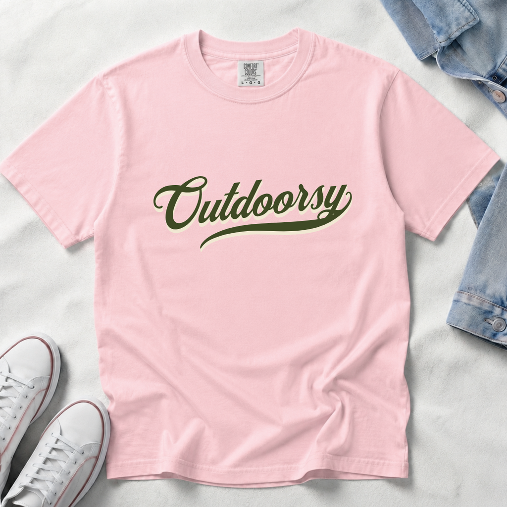 Outdoorsy – Cabin Life & Campfire T-Shirt | Explorer Edition