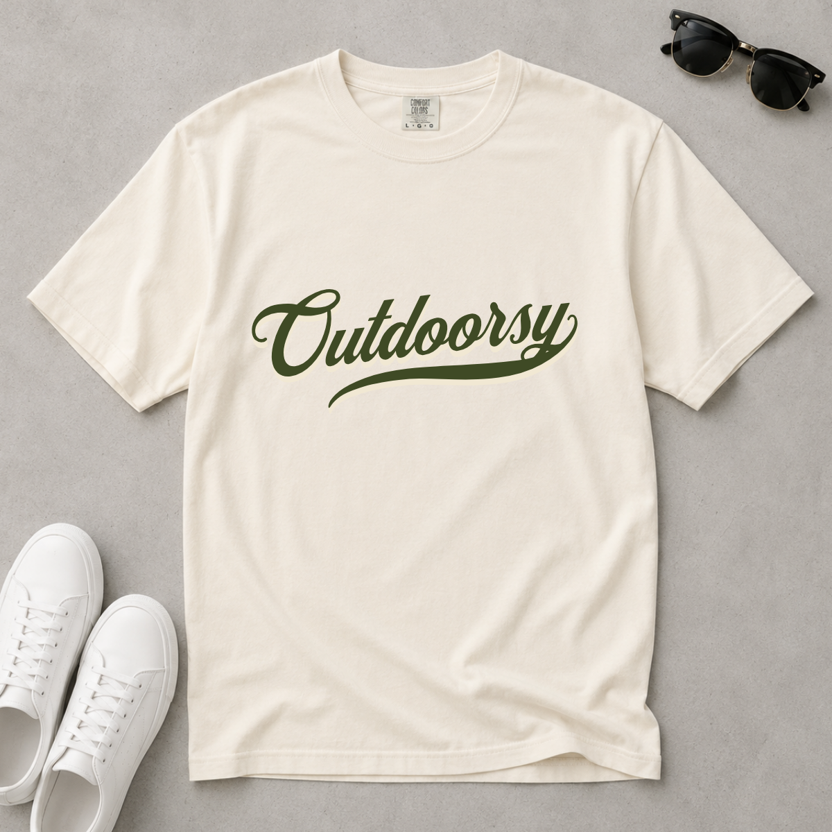 Outdoorsy – Cabin Life & Campfire T-Shirt | Explorer Edition