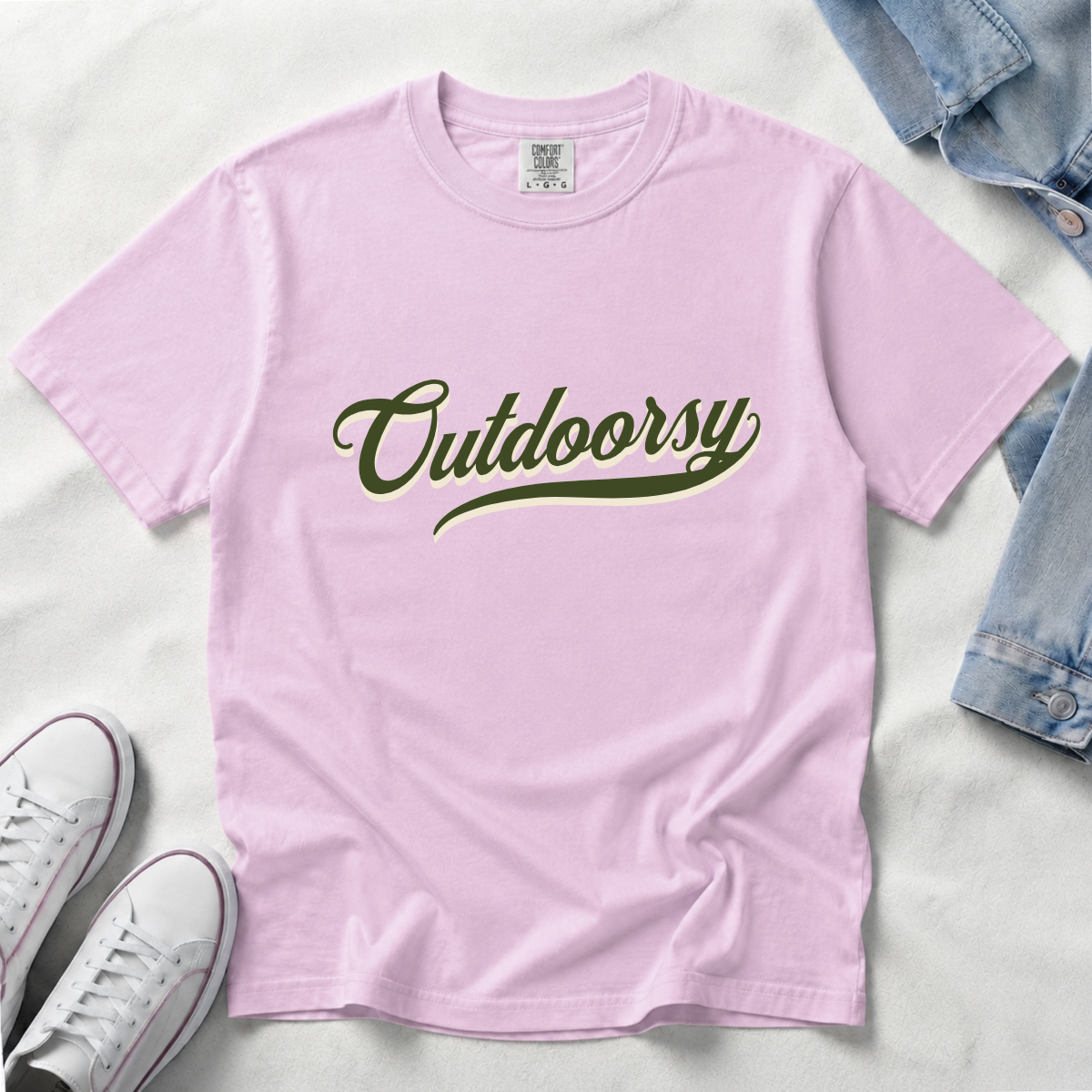 Outdoorsy – Cabin Life & Campfire T-Shirt | Explorer Edition