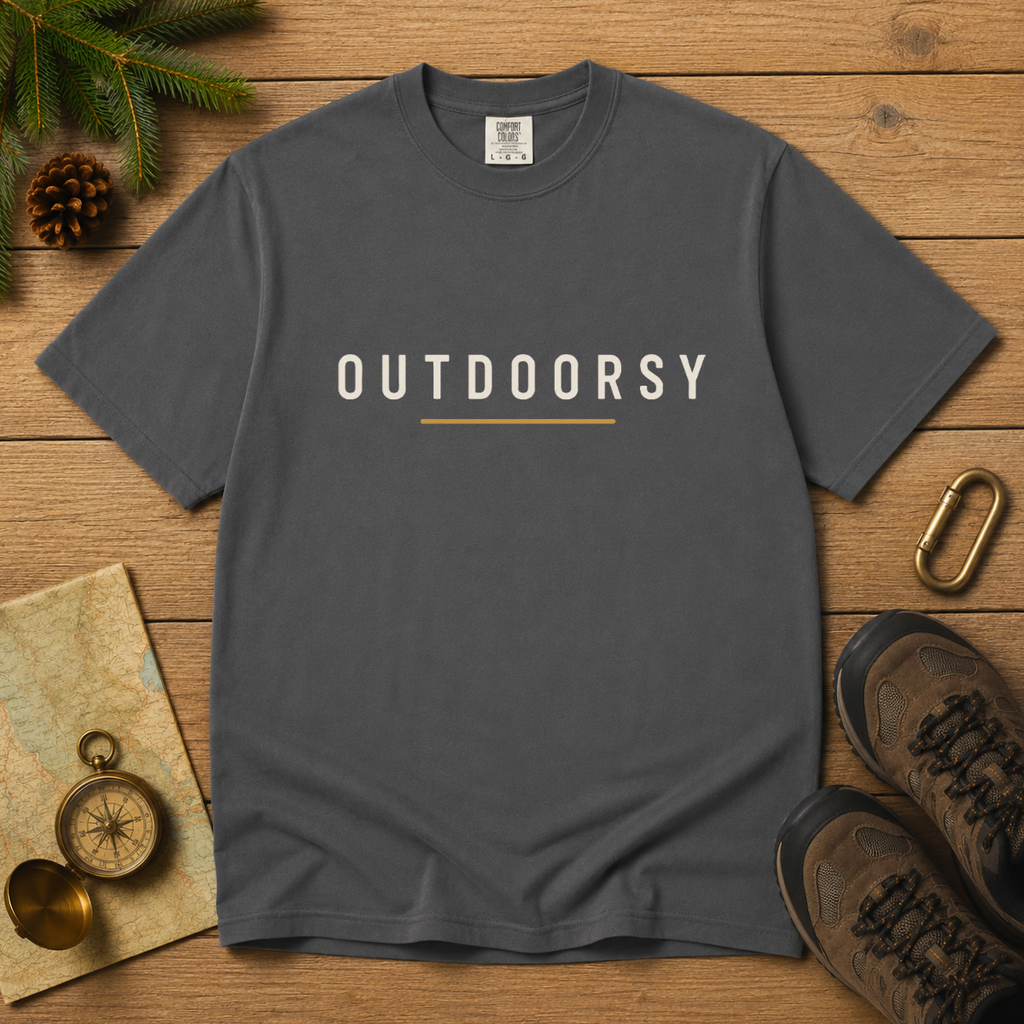Outdoorsy – Van Life & Adventure T-Shirt | Explorer Edition