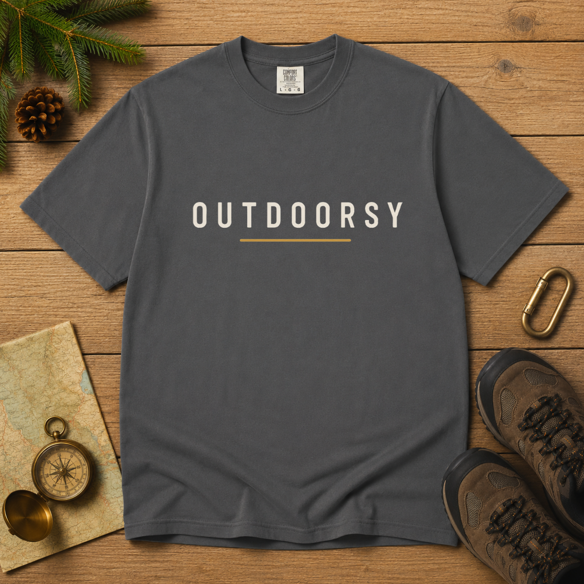 Outdoorsy – Van Life & Adventure T-Shirt | Explorer Edition