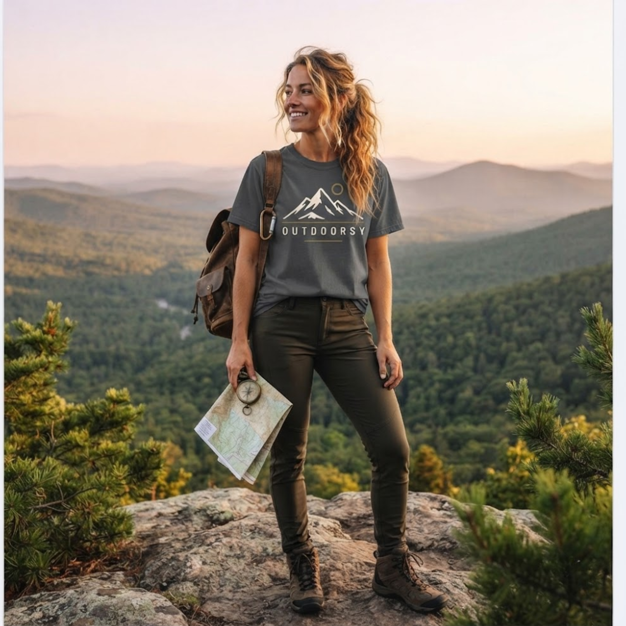 Outdoorsy – Mountain Lover T-Shirt | Explorer Edition