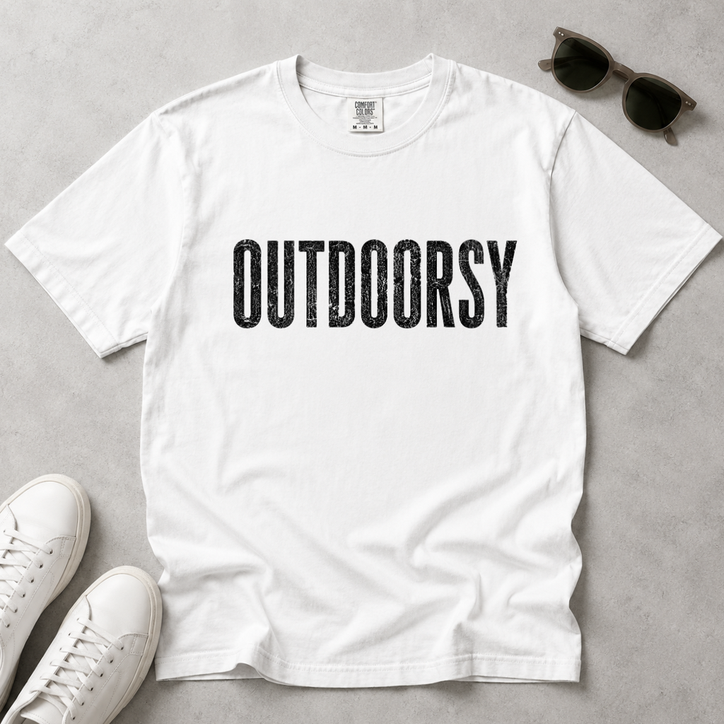 Outdoorsy – Backpacking & Wilderness T-Shirt | Explorer Edition