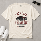 Papa Taxi Since 2014 – Vintage Dad T-Shirt, Gift for Dad