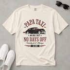 Papa Taxi Since 2019 – Vintage Dad T-Shirt, Gift for Dad
