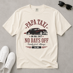 Papa Taxi Since 2021 – Vintage Dad T-Shirt, Gift for Dad
