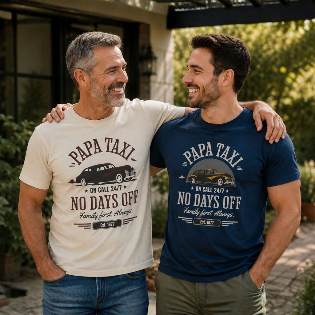 Papa Taxi Since 1979 T-Shirt – Father's Day Gift for Dad