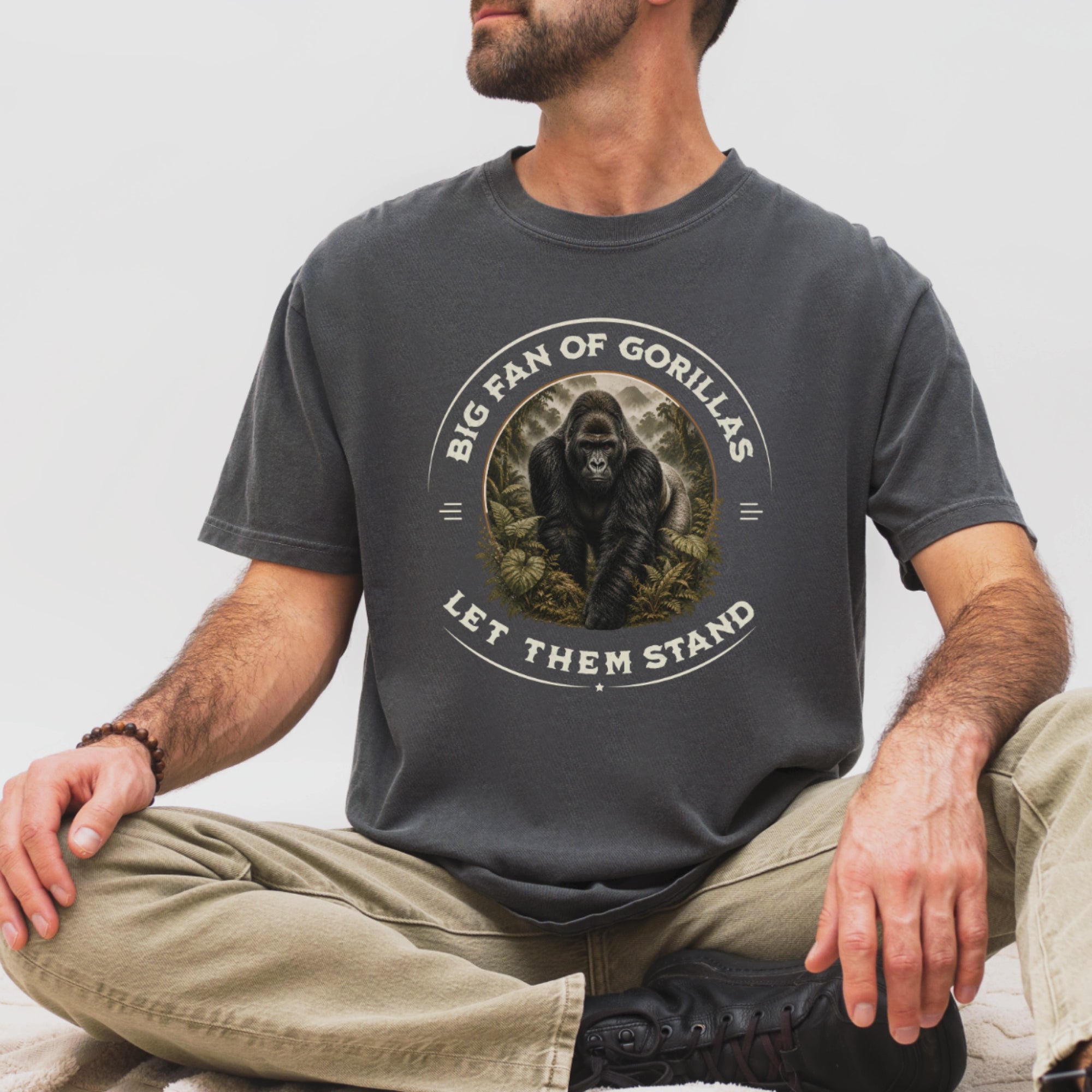 Born to Stand Tall – Mountain Gorilla T-Shirt | Explorer Edition
